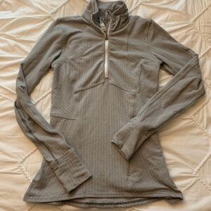 Lululemon Gray Women's Quarter-Zip Jacket